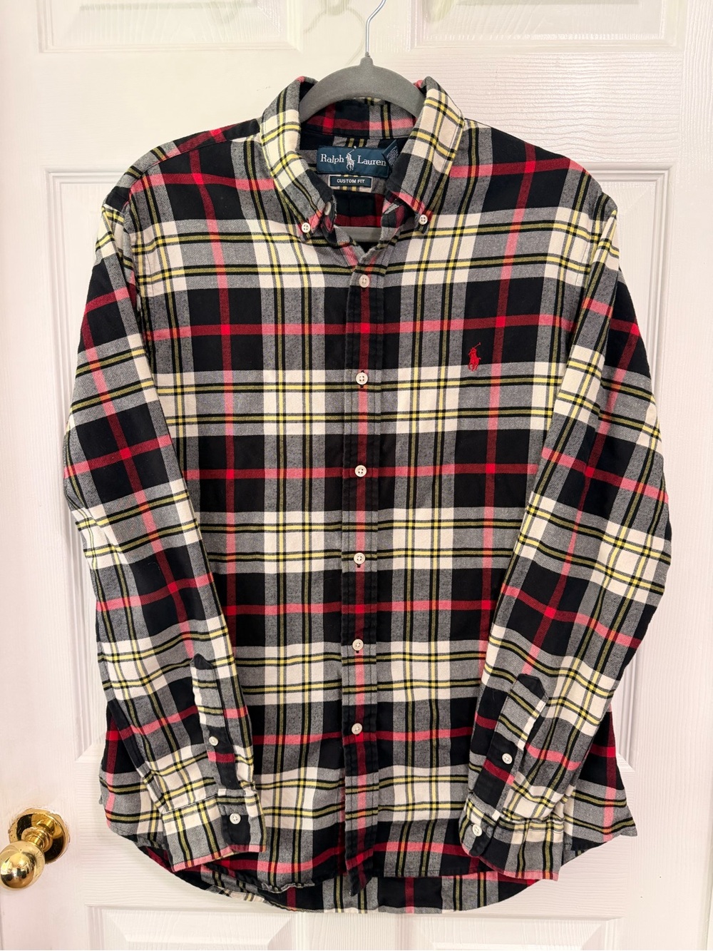 Ralph Lauren Plaid Button-Down Shirt/Flannel